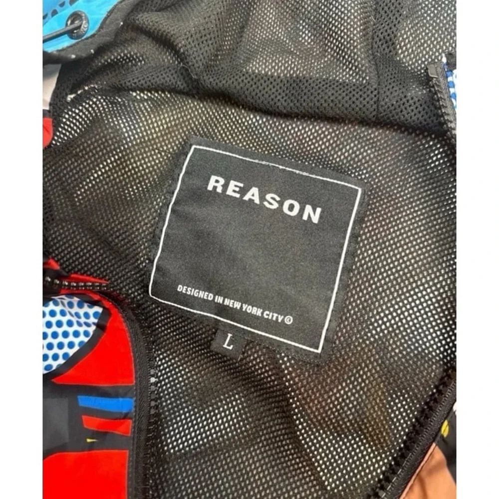 Reason hoodie windbreaker Lichtenstein style‎ comic Money Calls jacket - Picture 6 of 11